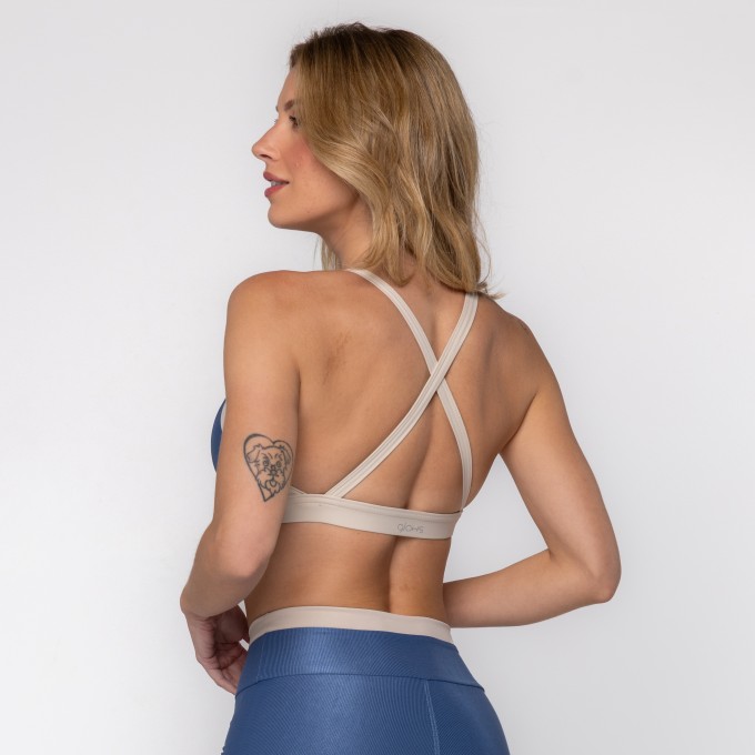 Top Duo Azul Denin