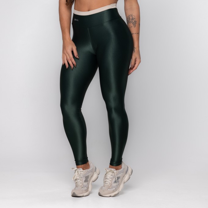 Legging Duo Verde Escuro