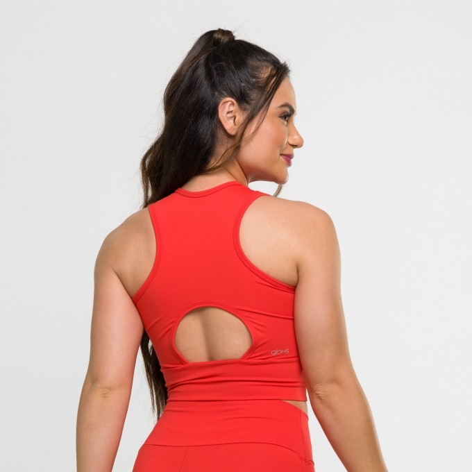 Cropped Sinergia Vermelho em Suplex