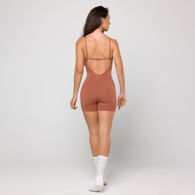 Macaquinho Fitness Oxy Marrom