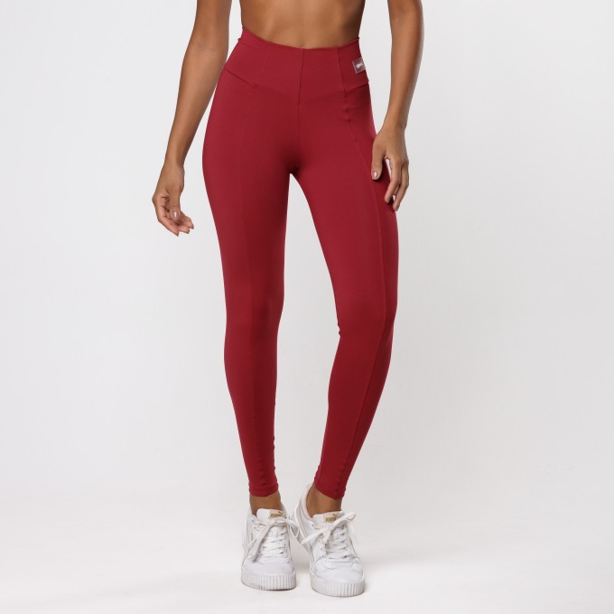 Legging Drop Vermelho Cherry