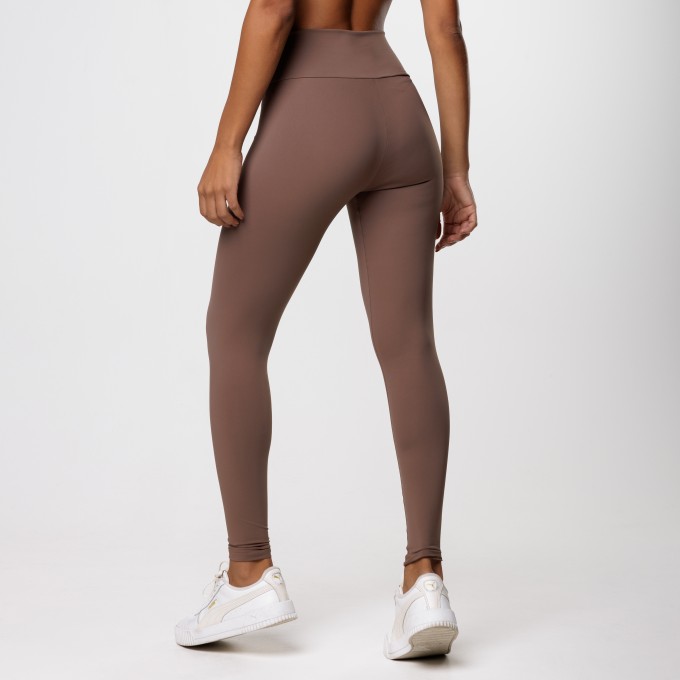 Calça Legging Drop Marrom Castanho