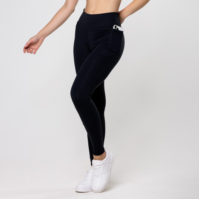 Calça Legging UP Preta com Bolso