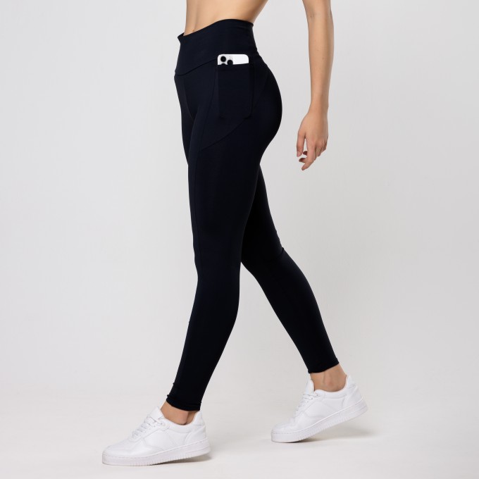 Calça Legging UP Preta com Bolso