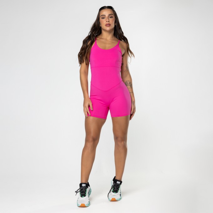 Macaquinho Fitness Energy Rosa Pink