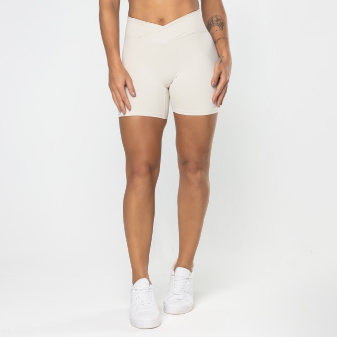 Short Gaia Cós Cruzado Off White