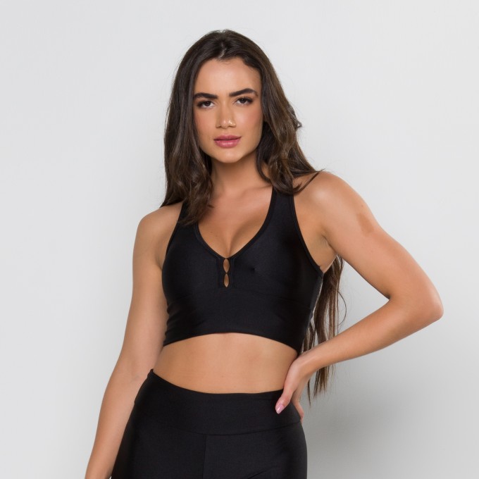 Top Mari Glam Preto