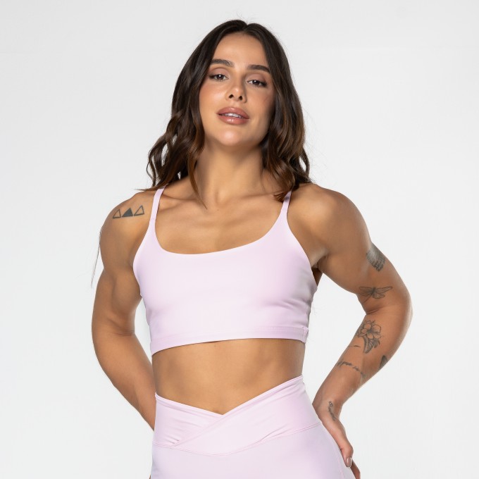 Top Sense Nadador Rosa Claro