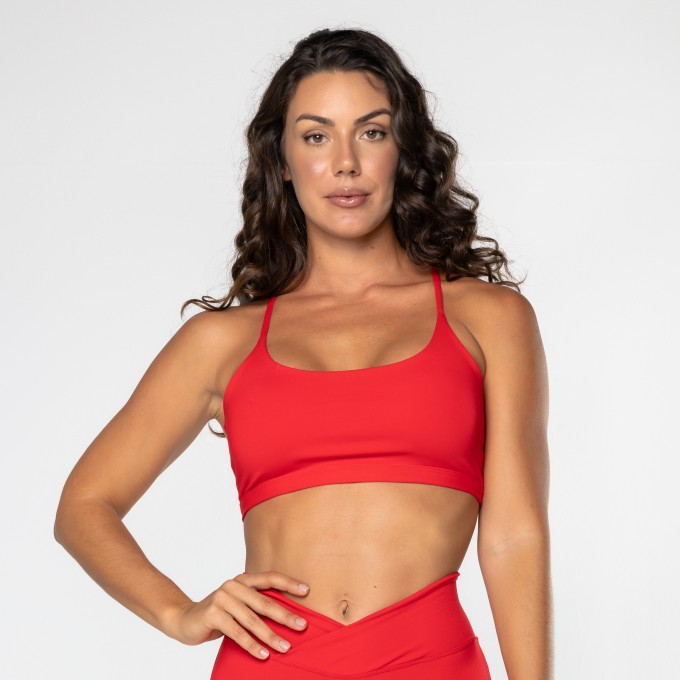 Top Sense Nadador Vermelho