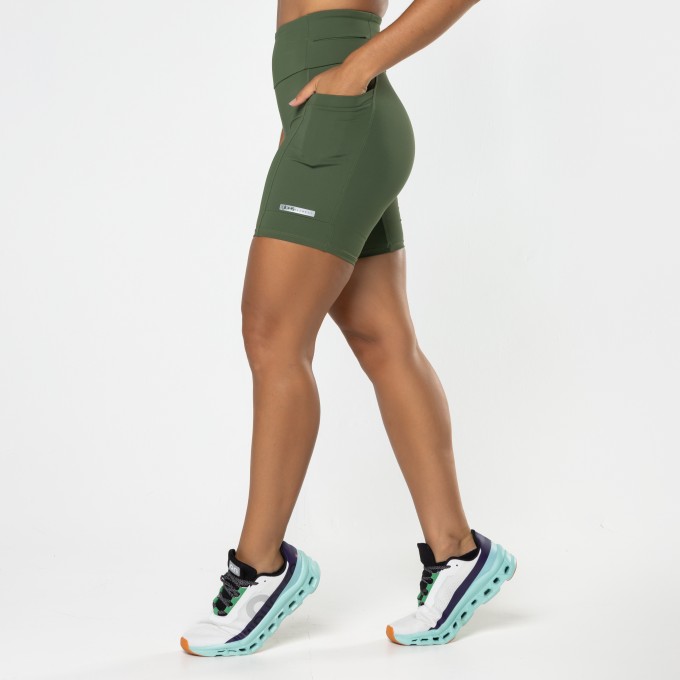 Short Pacer Multibolsos Verde Musgo