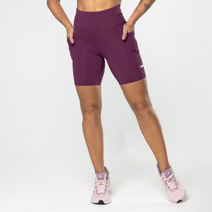 Short Pacer Multibolsos Açaí