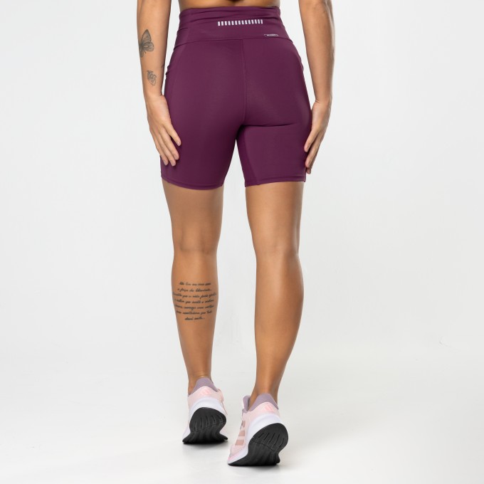 Short Pacer Multibolsos Açaí