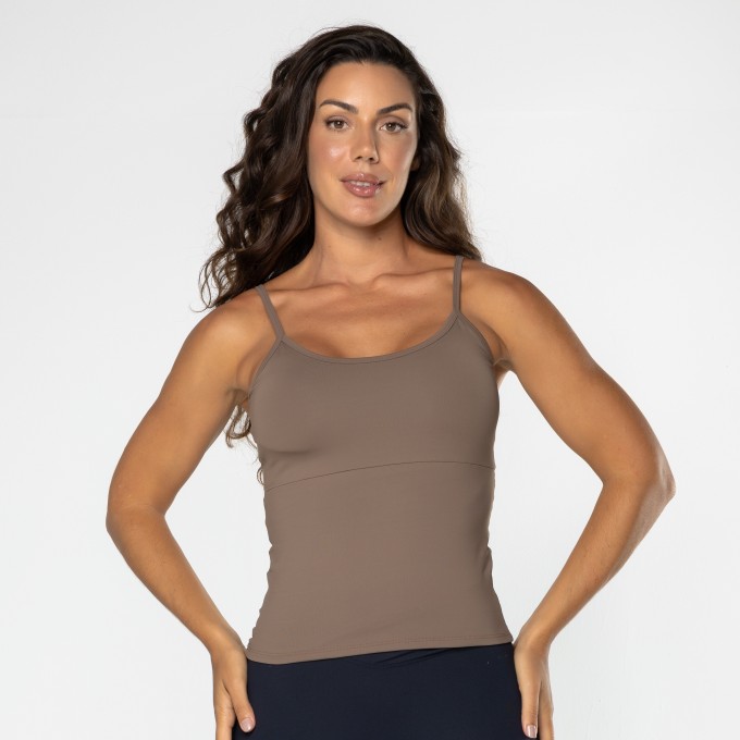 Camiseta Gaia Marrom Castanho