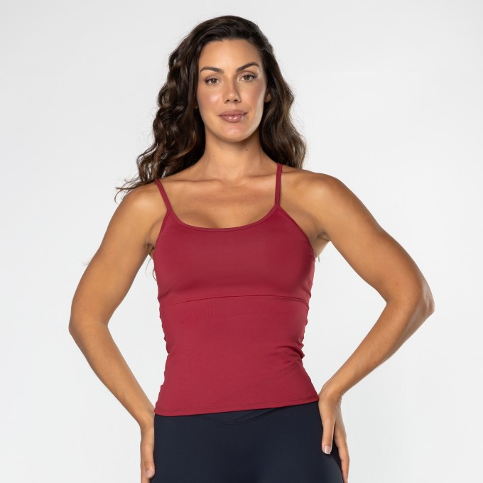 Camiseta Gaia Vermelho Cherry