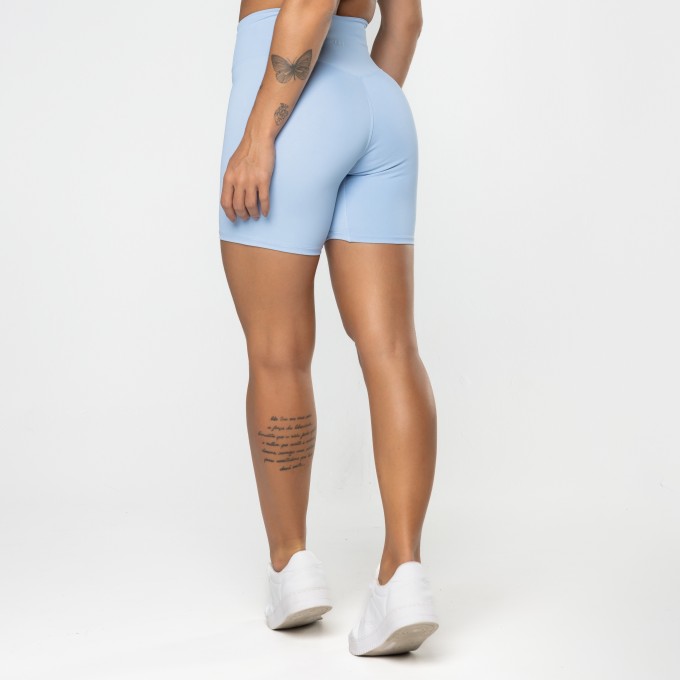 Short Gaia Cós Cruzado Azul Bebê Brisa