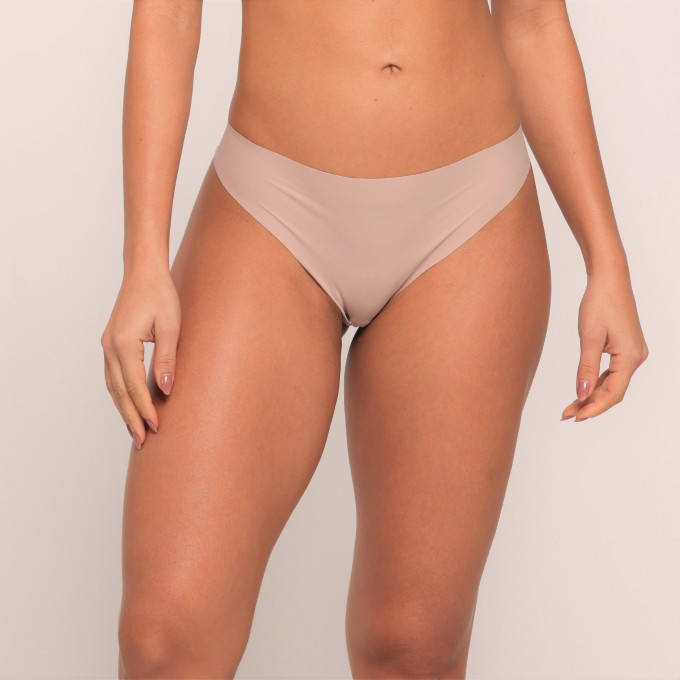 Calcinha Sem Costura Bege